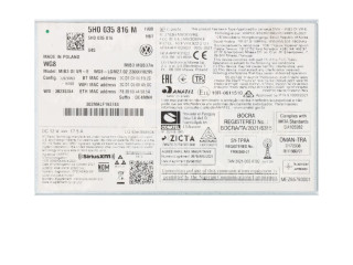 Радио/ проигрыватель CD/DVD / навигация  5H0035816M   Volkswagen Golf VIII 