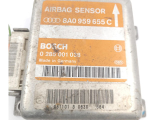 Блок подушек безопасности 8A0959655C, 0285001038   Audi A4 S4 B5 8D