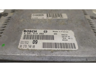 Блок управления двигателя 9637874080, 0281010262 Peugeot 607