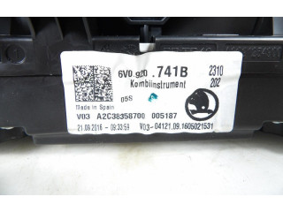 Панель приборов 6V0920741B, 6V0920741B Skoda Fabia Mk3 (NJ)