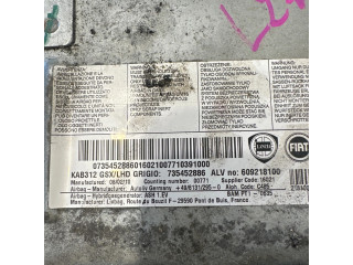 Подушка безопасности водителя 735452886, 609218100   Fiat 500