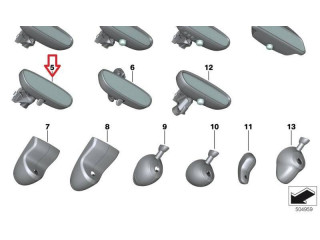 Зеркало (механическое)       Mini One - Cooper F56 F55  2013-- года   