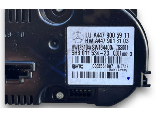 Блок управления климат-контролем A4479005911   Mercedes-Benz V Class W447