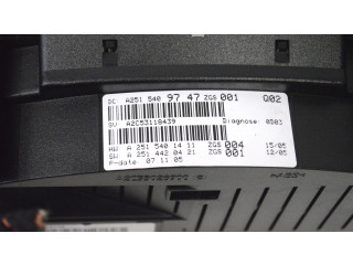 Панель приборов A2515401411, A2514420421 Mercedes-Benz R W251