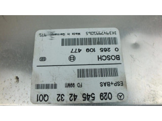 Řídící jednotka 0295454232, 0265109477 Mercedes-Benz A W168 1999