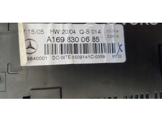 Блок управления климат-контролем A1698300685 Mercedes-Benz A W169