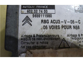 Блок подушек безопасности 602327400, 9659111980 Citroen Xsara Picasso