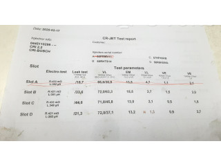 Форсунка 0445110298, 57HP45AB Volvo V70