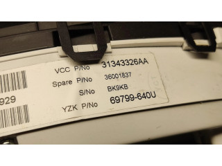 Přístrojová deska Volvo S60 2012 31343326AA, 36001837