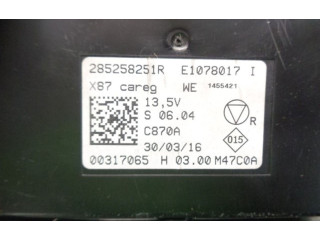 Блок управления климат-контролем 285258251R, E1078017I Renault Captur