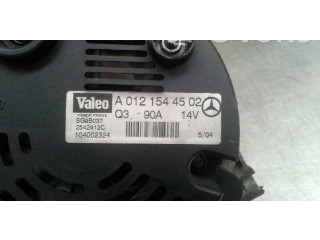 Генератор A0121544502, 90A Mercedes-Benz A W168