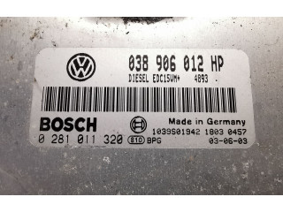 Блок управления двигателя 038906012HP, 0281011320   Seat Ibiza III (6L)