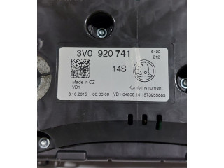 Панель приборов 3V0920741, 3V0920741 Skoda Superb B8 (3V)