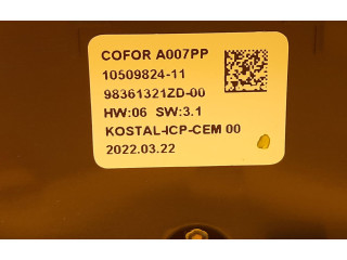 Блок управления климат-контролем 98361321ZD, 98361321ZD Citroen C5 X
