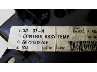 Блок управления климат-контролем 68226022AF, TDA291046E0087 Chrysler Pacifica