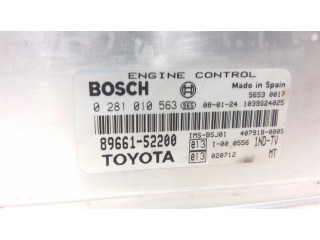 Řídící jednotka 0281010563, 8966152200 Toyota Yaris 2002