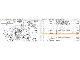 Вентилятор печки    13263279   Saab 9-5