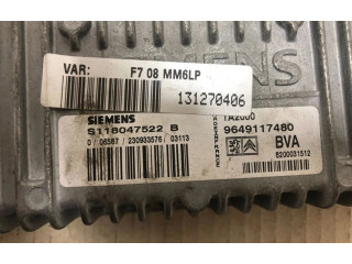 Блок управления коробкой передач 9649117480, 9649117480 Citroen C5