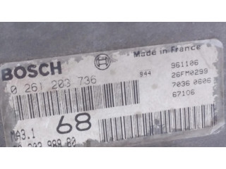 Řídící jednotka 9620398980, 0261203736 Citroen Saxo 1996