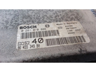 Блок управления двигателя 0281010886, 9645534980 Citroen C5