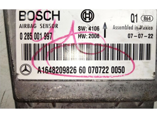 Блок подушек безопасности A1648209826, 0285001997 Mercedes-Benz R AMG W251