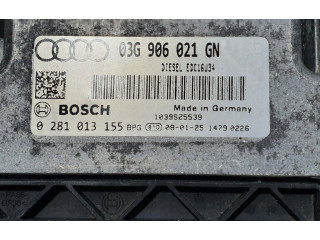 Блок управления двигателя 03G906021GN, 0281013155   Audi A3 S3 8P