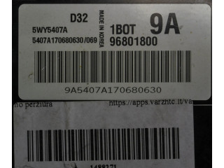 Блок управления двигателя 96801800, 5WY5407A Chevrolet Matiz