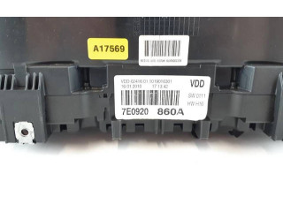 Geschwindigkeitsmesser Cockpit 7E0920860A, 7E0920860 Volkswagen Transporter - Caravelle T5