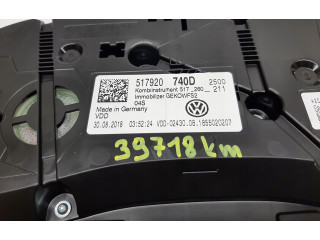 Панель приборов 517920740D, 39718KM Volkswagen Golf Sportsvan