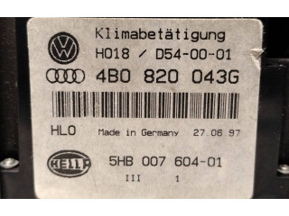 Блок управления климат-контролем 4B0820043G, D540001 Audi A6 S6 C5 4B