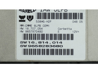 Řídící jednotka 9657870480, 9658283680 Peugeot 307 CC 2003