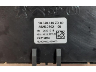 Блок управления климат-контролем 9834041600 Opel Combo E