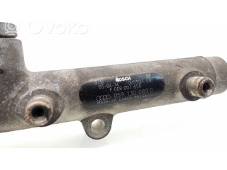 Vstřikovací lišta 059130089D, F00R001650 Audi A4 S4 B7 8E 8H pro naftový motor 3.0 BKN