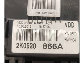 Přístrojová deska  Volkswagen Caddy 2014 2K0920866A, VDD0241006  