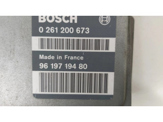 Блок управления двигателем Блок управления 0261200673, 9619719480   Citroen Xantia