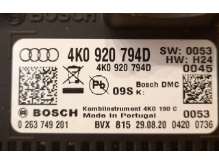 Панель приборов 4K0920794D, 4K0920794D Audi A6 S6 C8 4K