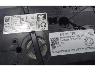Панель приборов 3V0920750E, 3V0920750E Skoda Superb B5 (3U)