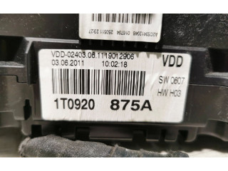 Панель приборов 1T0920875A, VDD02403 Volkswagen Touran II