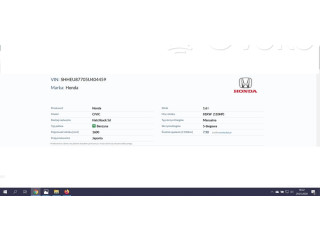 Fahrerairbag NH674P, 110KM Honda Stream