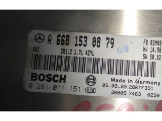 Блок управления двигателя A6681530879, A6681530879 Mercedes-Benz A W168