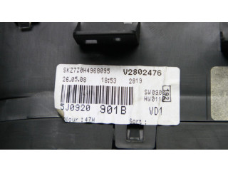 Панель приборов 5J0920901B Skoda Fabia Mk2 (5J)