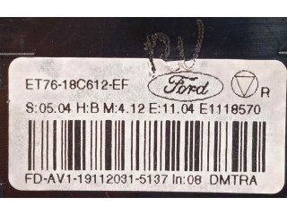 Блок управления климат-контролем ET7618C612EF Ford Transit Tourneo Connect
