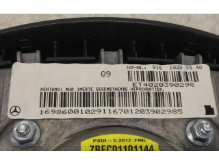 Подушка безопасности водителя A1698600102   Mercedes-Benz A W169
