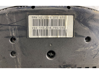 Přístrojová deska BMW 5 E39 1998 62118375675, 110008735034