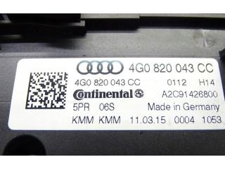 Блок управления климат-контролем 4G0820043CC   Audi A6 S6 C7 4G