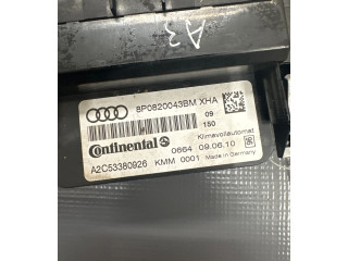 Блок управления климат-контролем 8P0820043BM, A2C53380926   Audi A3 S3 A3 Sportback 8P
