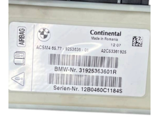 Блок подушек безопасности 65779253636, 9253636 BMW X3 F25