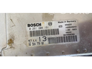 Řídící jednotka 0261208191, 0261208191 Peugeot 1007 2007