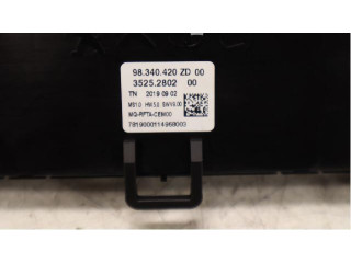 Блок управления климат-контролем 98340420ZD Peugeot Partner III