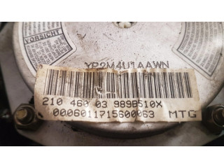 Подушка безопасности водителя 21046003, 989B510X   Mercedes-Benz E W210